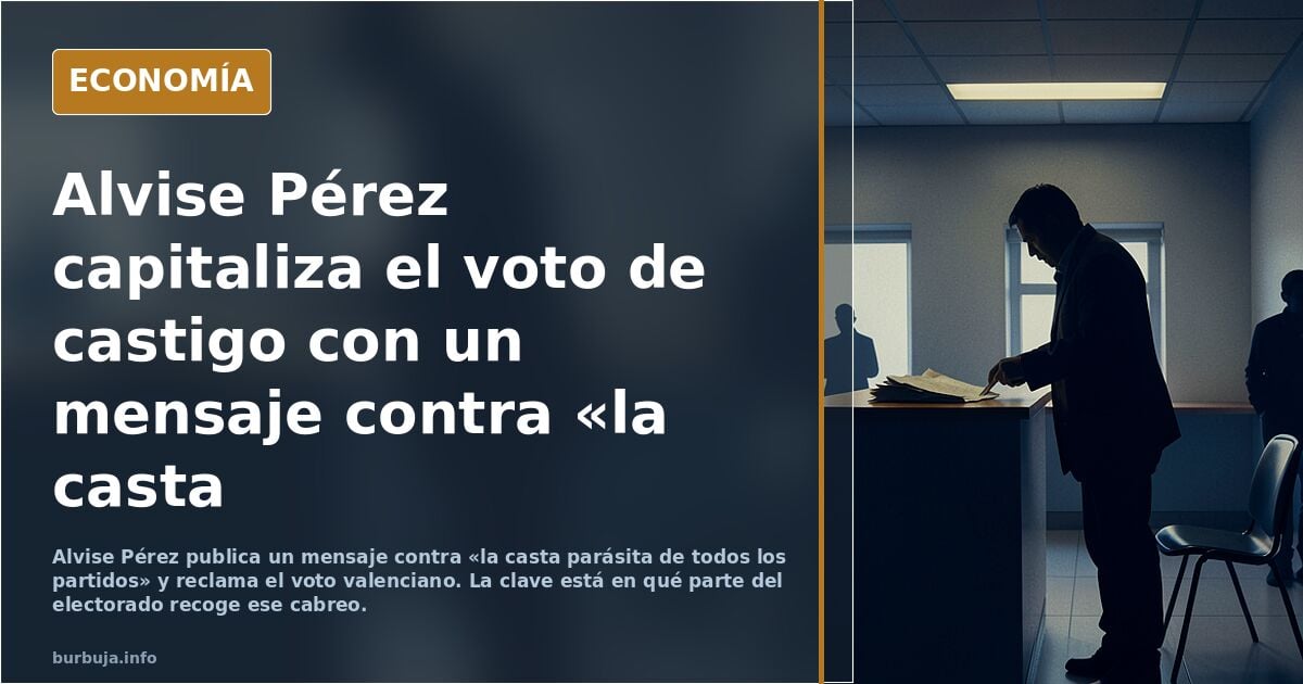 El PP y VoX FINIQUITADOS... La gente votará ALVISE