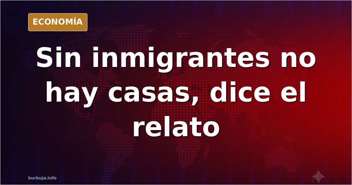 El Confidencial vincula la falta de vivienda con la llegada de inmigrantes