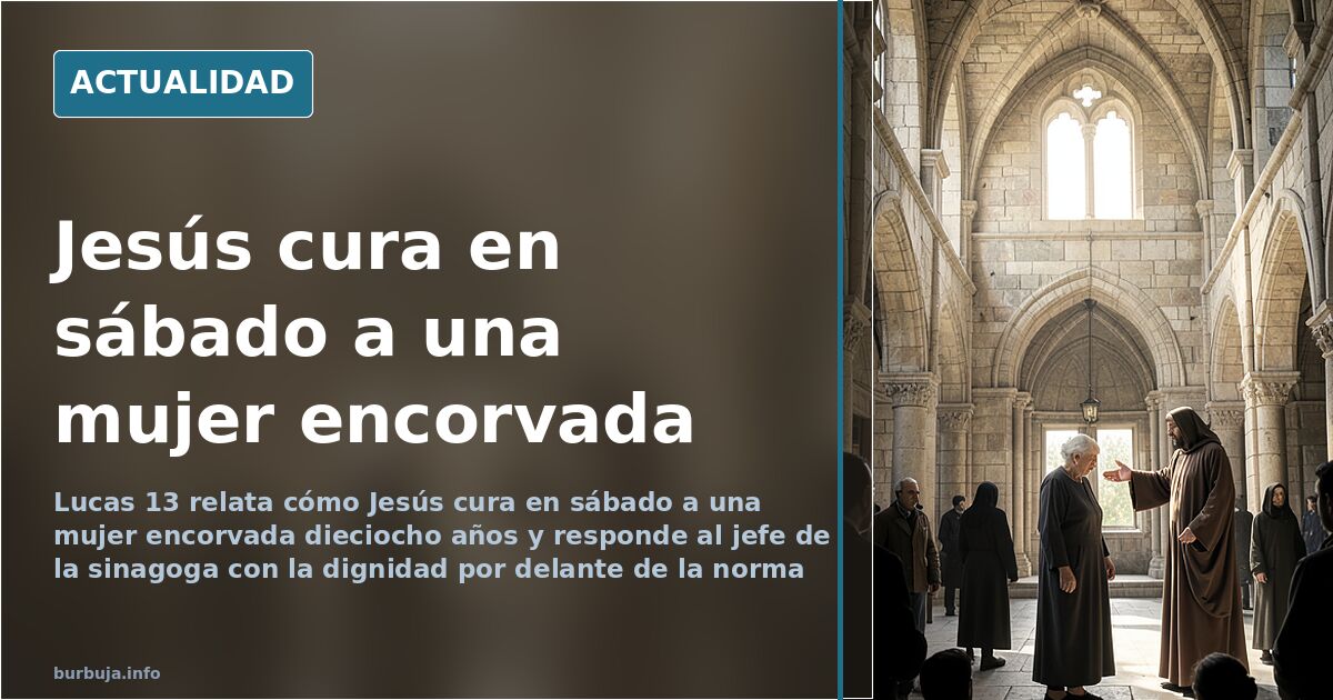 El evangelio que pone la dignidad por encima de la norma del sábado
