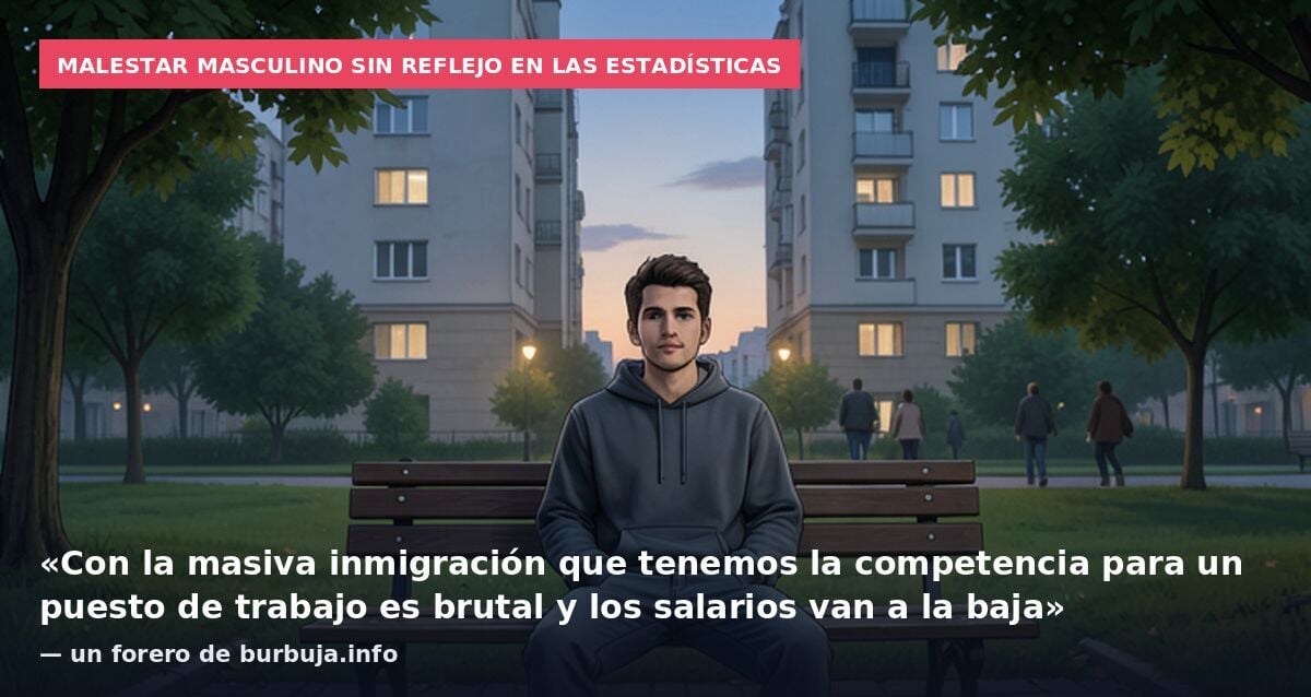 El mercado laboral da la espalda a los hombres jóvenes