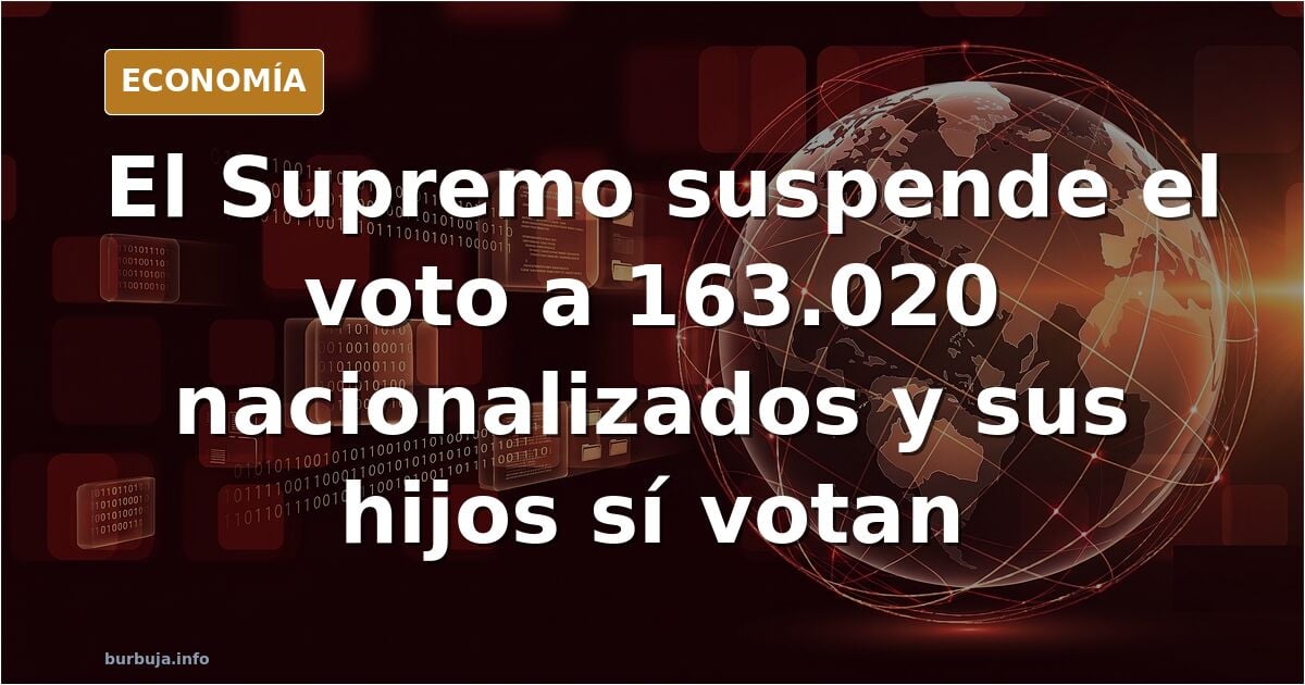 El 54 % de los "nietos" (los bisnietos) podrán votar por culpa de un "olvido" de Vox e IE