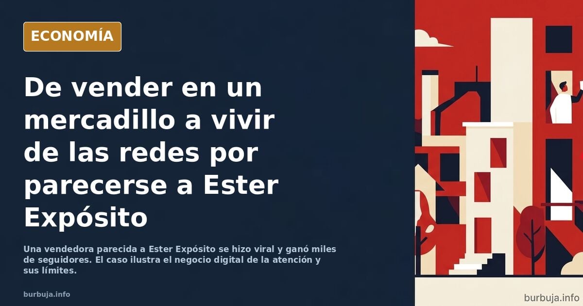 Emprendimiento femenino: el parecido con Ester Expósito que arrasa