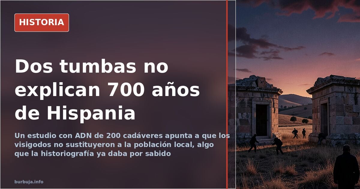 El ADN ibérico entre Roma y los visigodos: solo dos tumbas