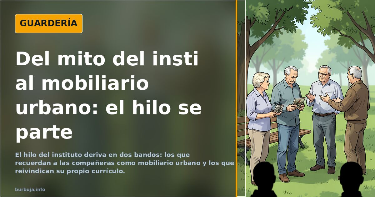 Del mito del insti al mobiliario urbano: el hilo se parte
