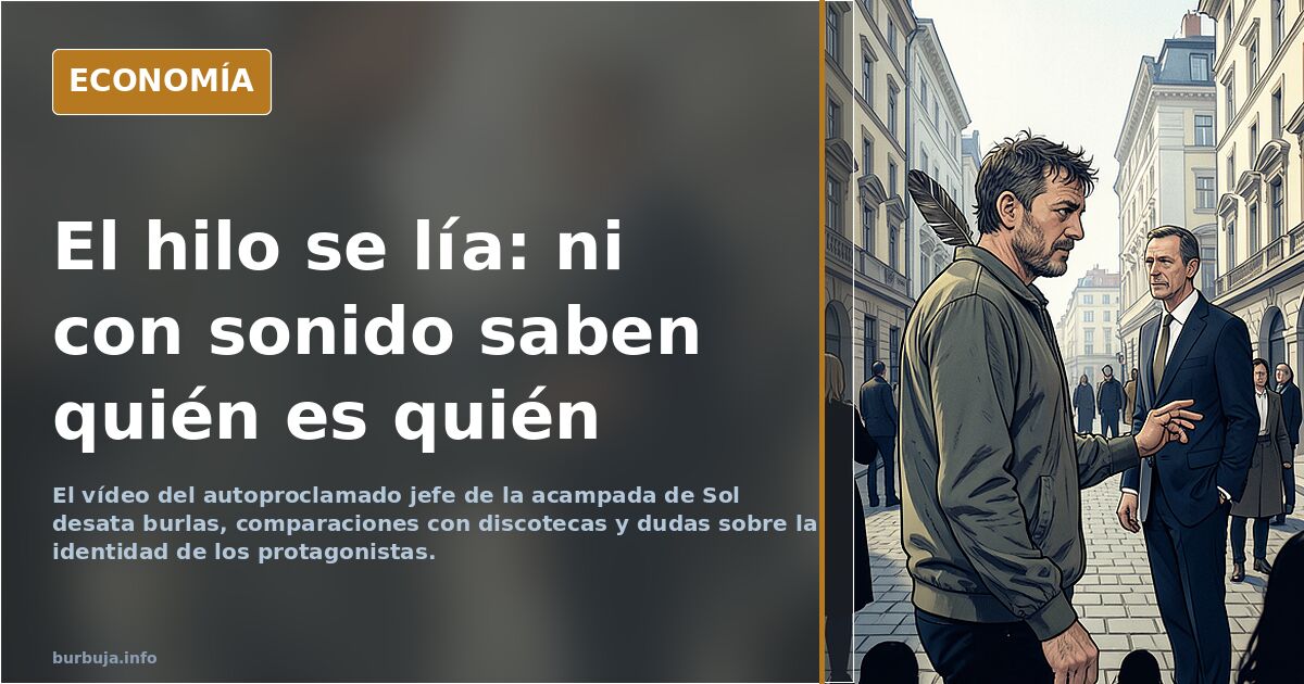 El jefe de la acampada de Sol y su control de acceso a la plaza