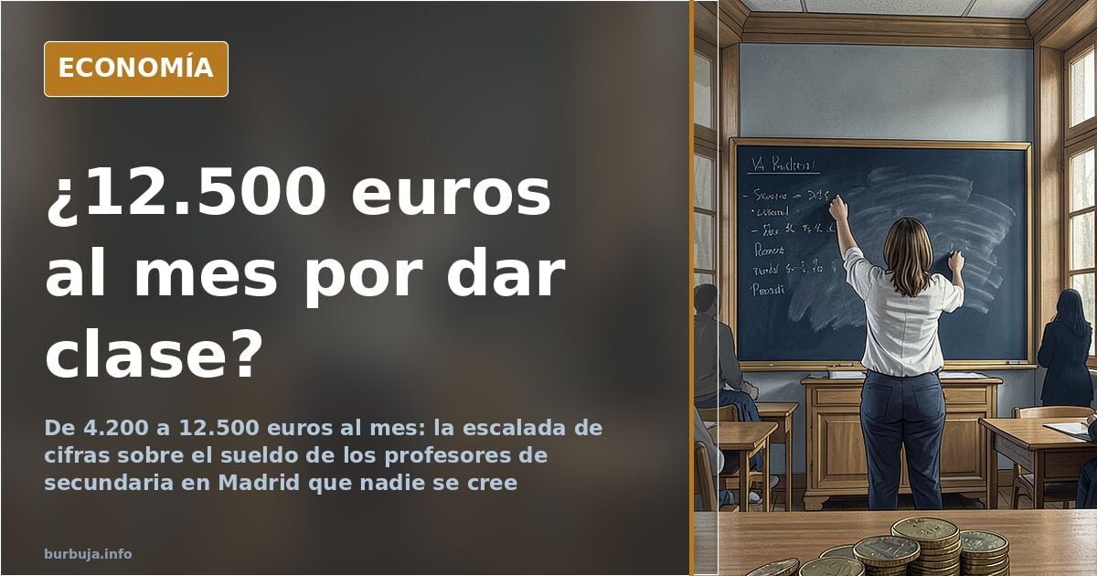 De 4.200 a 12.500 euros: la escalada salarial que nadie se cree