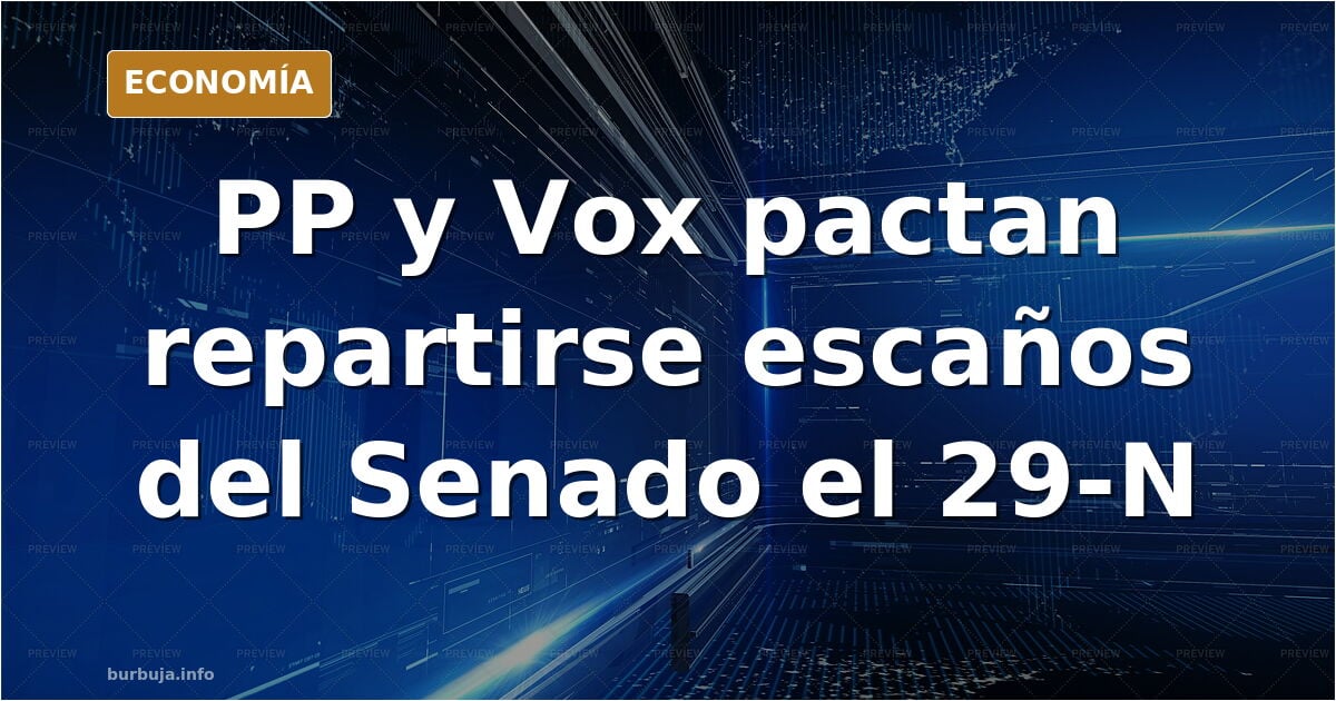 Acuerdo PP-VOX en el senado.