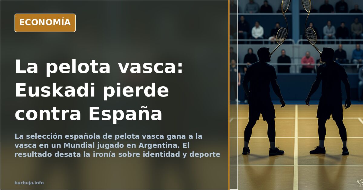 España gana a Euskadi el Mundial de Pelota Vasca en Argentina