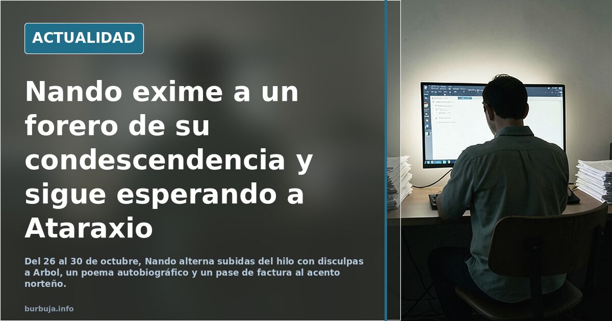Nando, se erige, sin ningún tipo de duda, como la criatura más inteligente del erial.