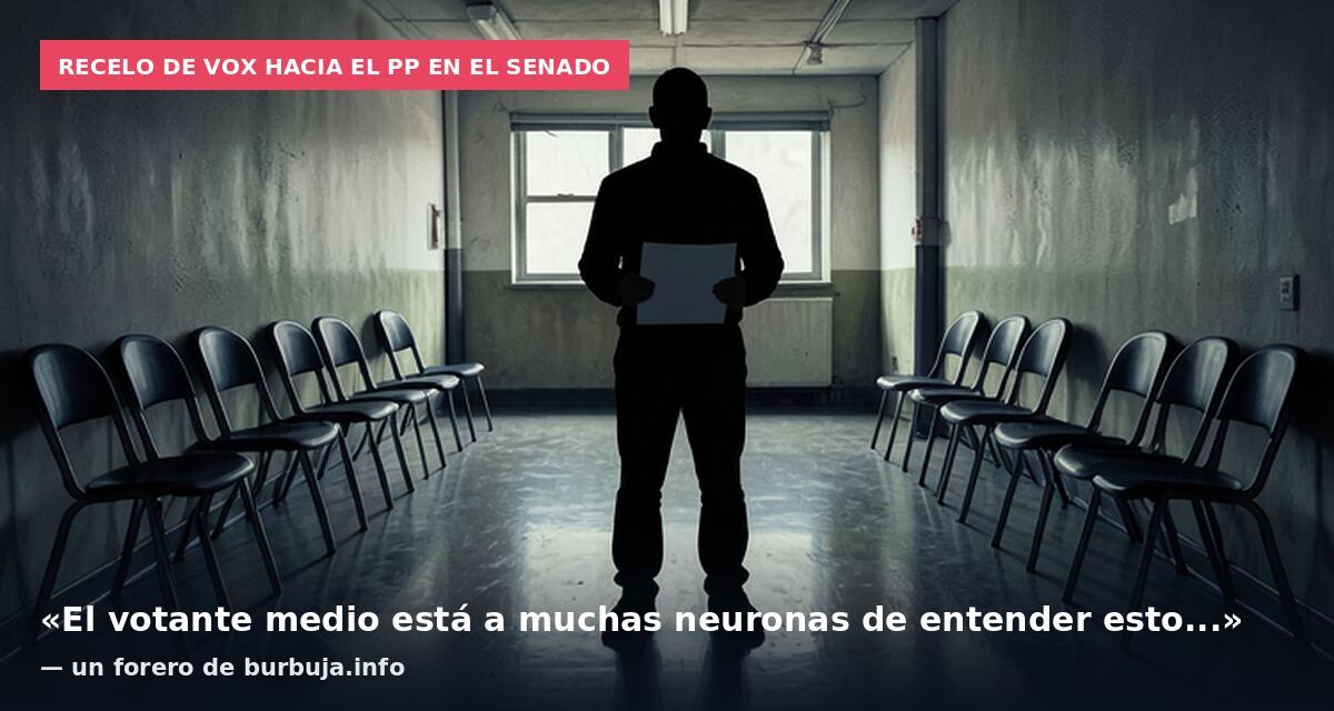 URGENTE Jugada PP y VOX en el senado, comentemos, yo no lo veo o entiendo nada bien, lioso