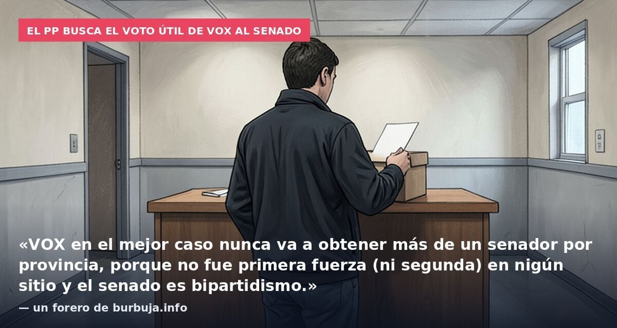 URGENTE Jugada PP y VOX en el senado, comentemos, yo no lo veo o entiendo nada bien, lioso
