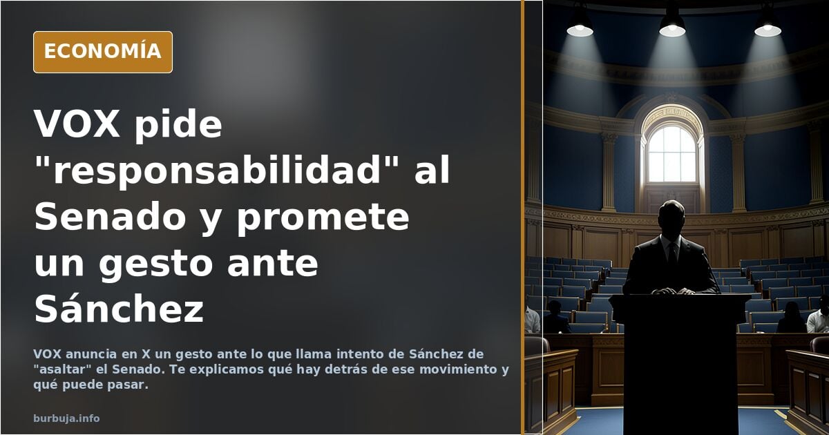 URGENTE Jugada PP y VOX en el senado, comentemos, yo no lo veo o entiendo nada bien, lioso