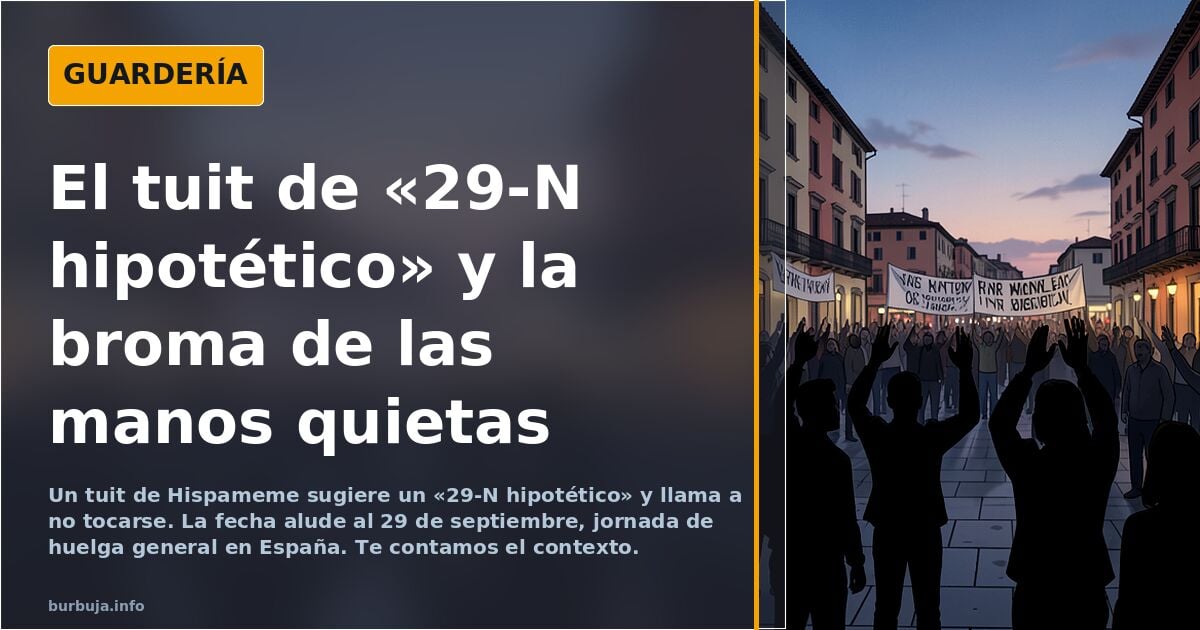 las manos quietas y no os toqueis