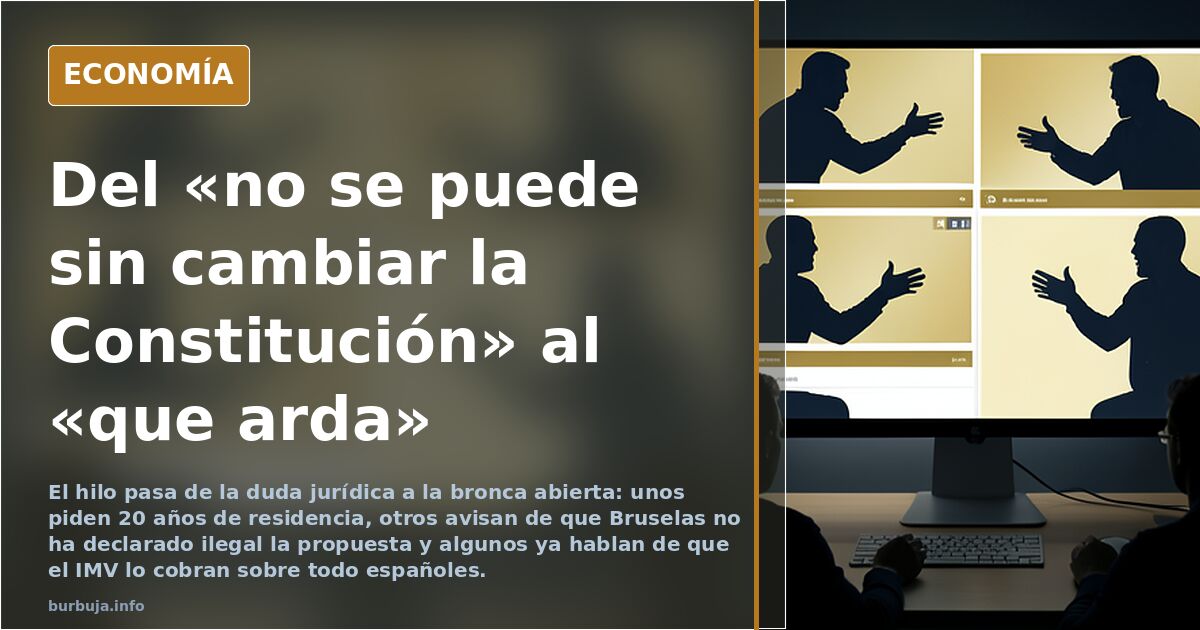 Prioridad nacional de vOx: el IMV para los españoles