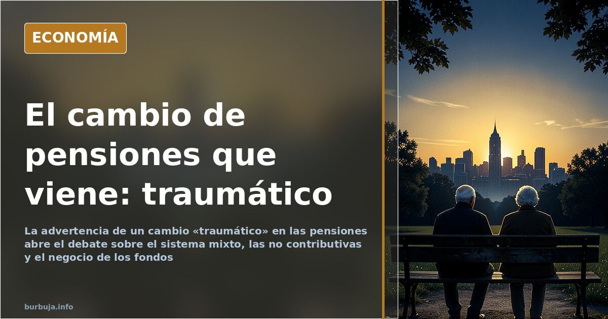 Figaredo avisa: el cambio del sistema de pensiones será traumático