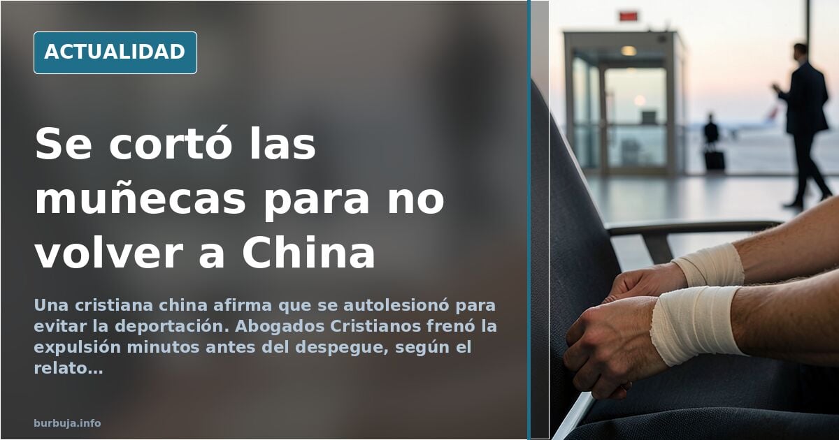 Abogados Cristianos frena la deportación de una cristiana china