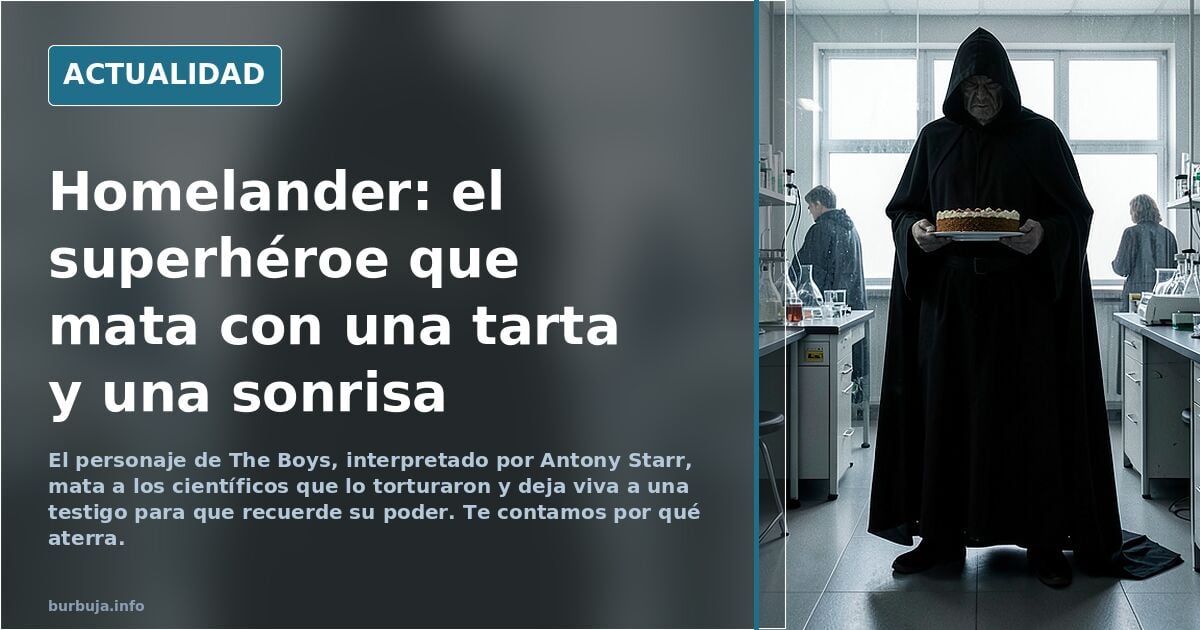 Homelander: cuando el poder absoluto se une a la maldad de un orate