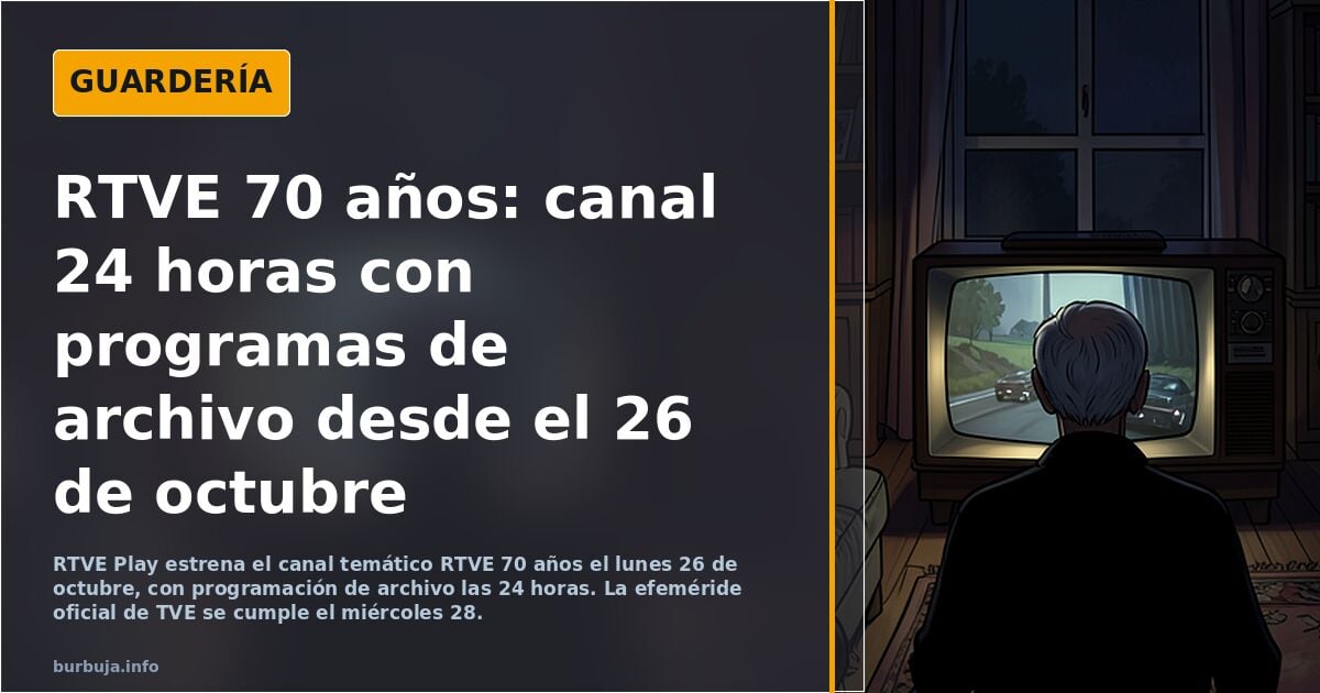 Llega un canal temático con PROGRAMACIÓN DE PROGRAMAS DE ARCHIVO de TVE.