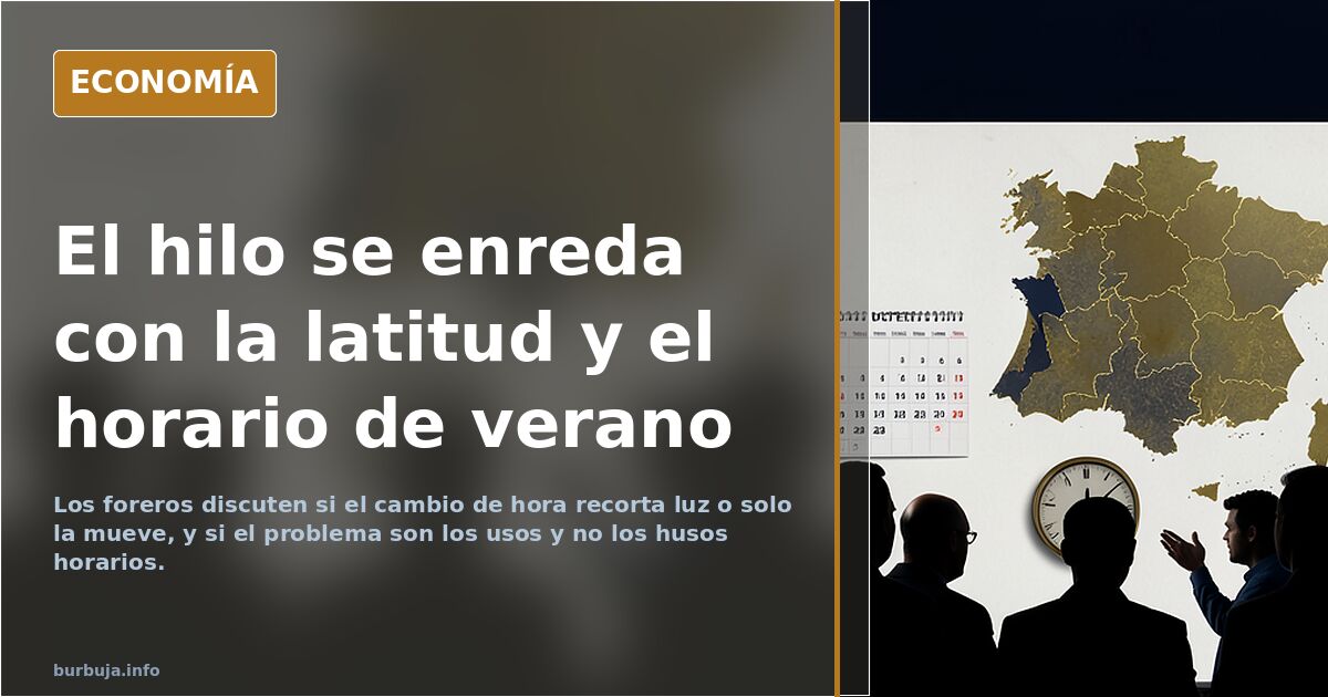 Anochecer a las 18:00h es lo que todos queríamos