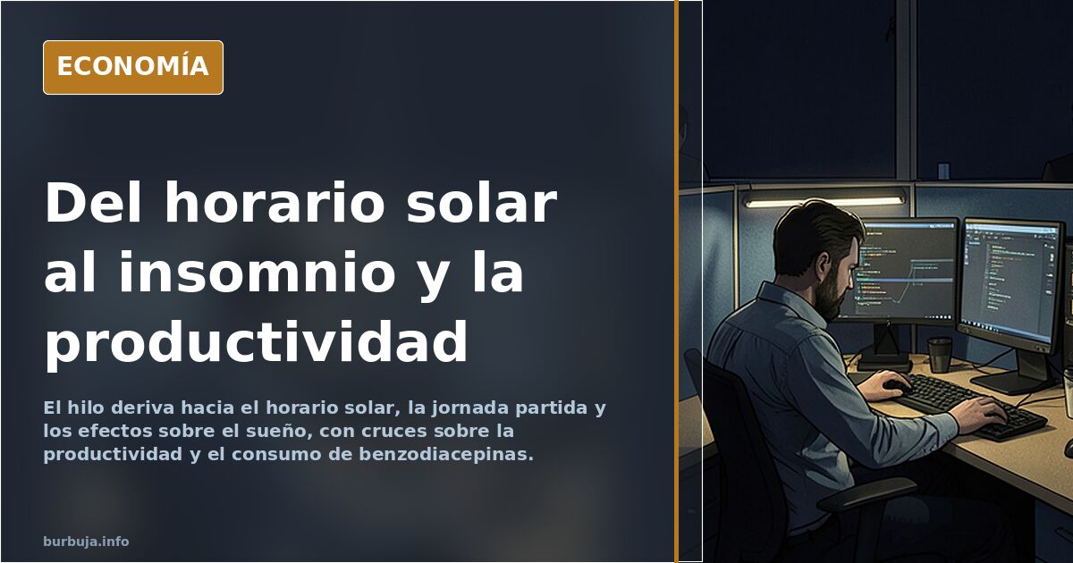 Anochecer a las 18:00h es lo que todos queríamos