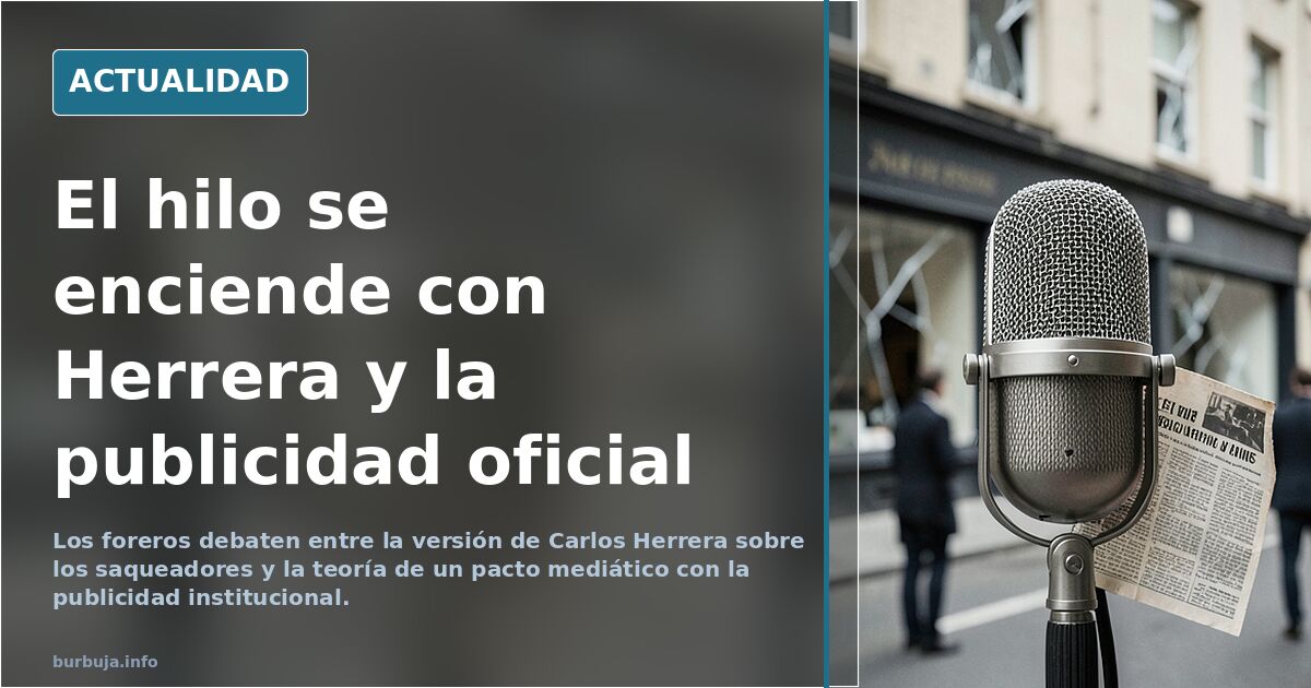 El hilo se enciende con Herrera y la publicidad oficial