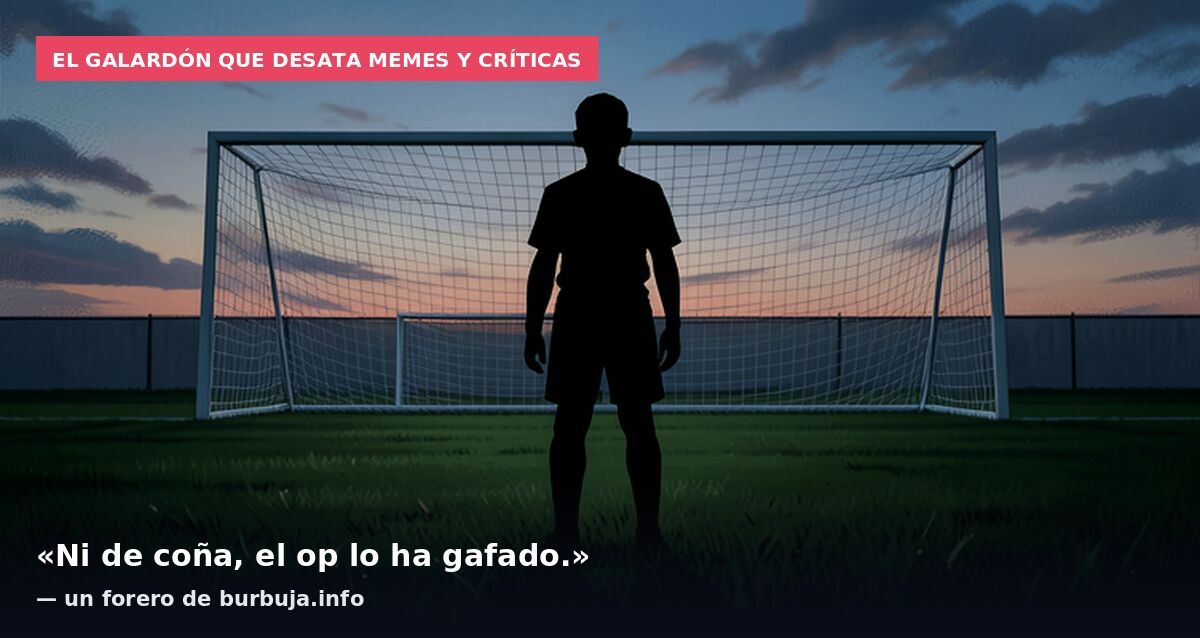 El galardón que desata memes y críticas: «Ni de coña, el op lo ha gafado.» — un forero de burbuja.info