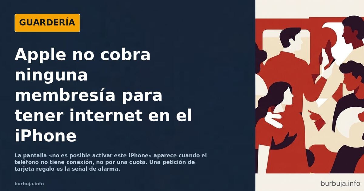 El movil iphone necesita pagar una membresia para poder tener de señal de internet ? creo que una tia me esta engañando