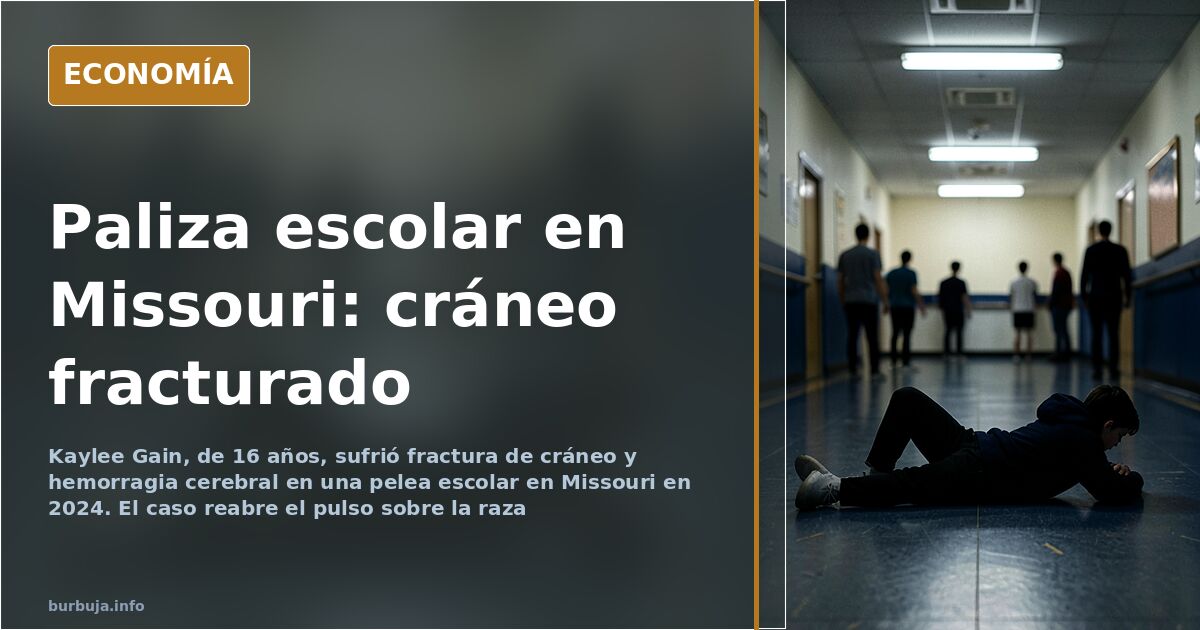 Pasillo de instituto con taquillas metálicas y dos siluetas de estudiantes al fondo, ilustración sobre la pelea escolar en Mi