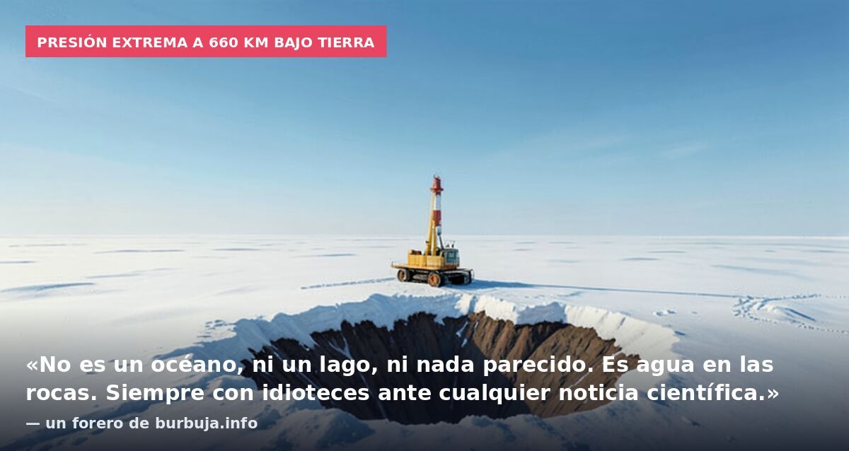 Julio Verne tenía razón: hay un océano gigante a 600 km. de profundidad.