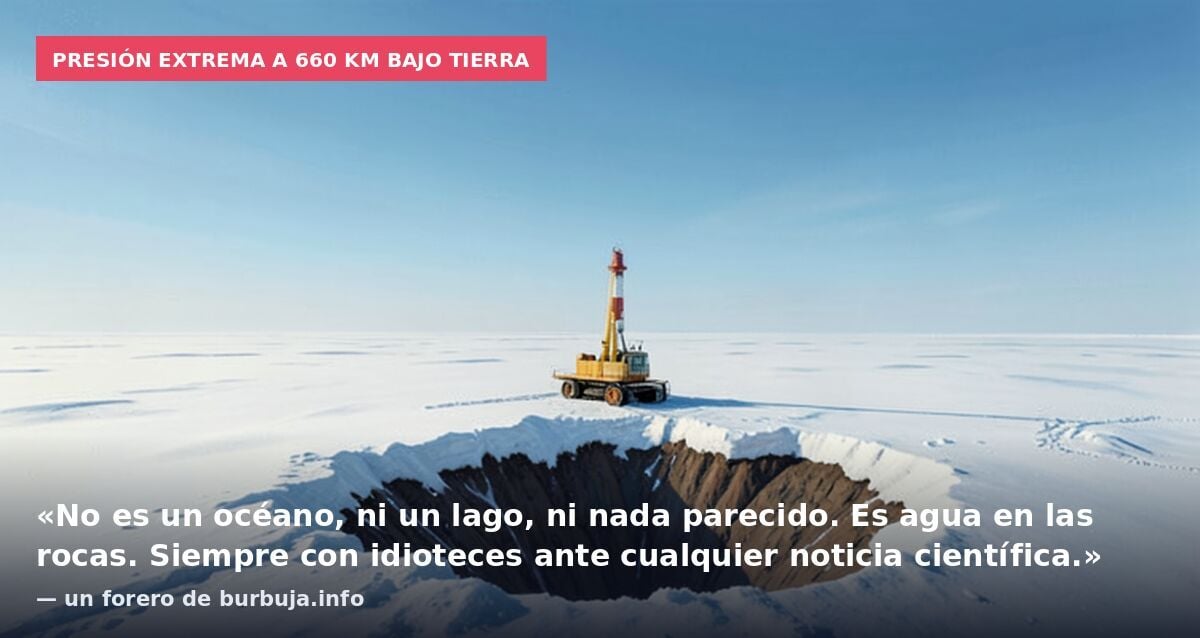 Julio Verne tenía razón: hay un océano gigante a 600 km. de profundidad.