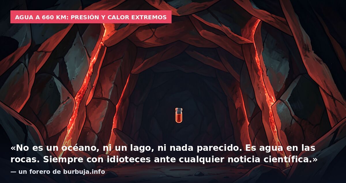 Julio Verne tenía razón: hay un océano gigante a 600 km. de profundidad.