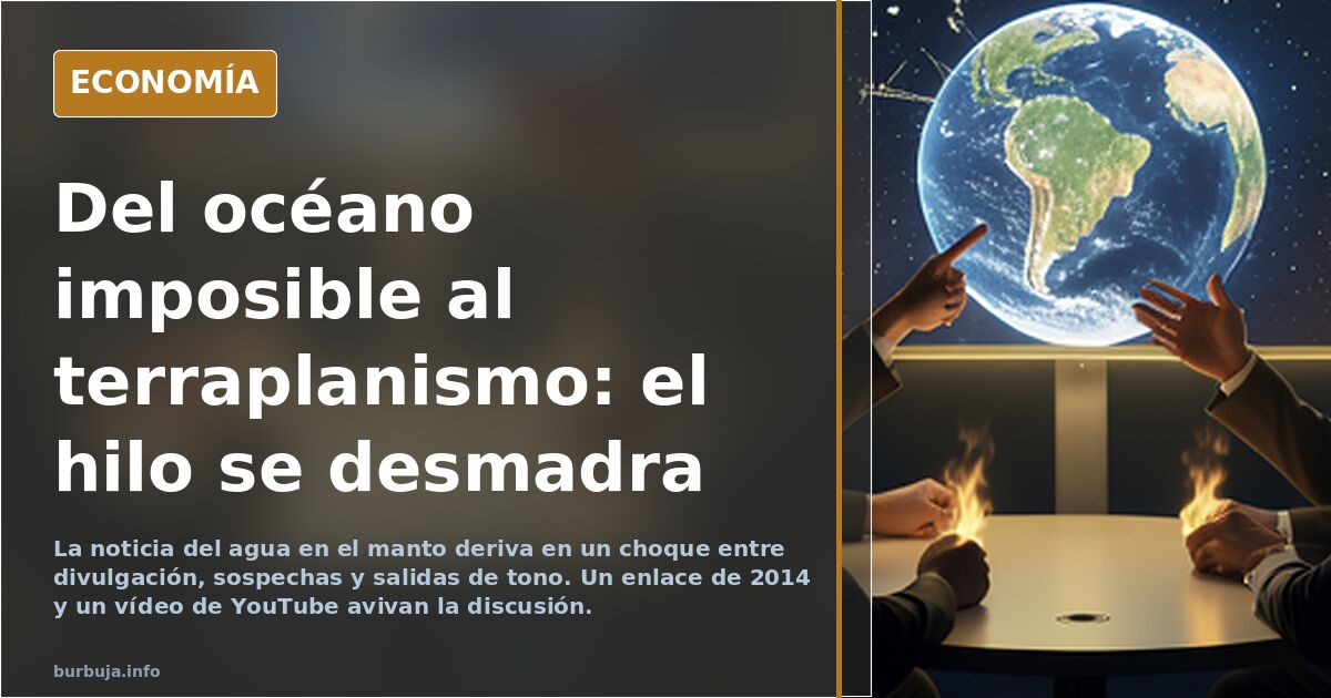 Julio Verne tenía razón: hay un océano gigante a 600 km. de profundidad.