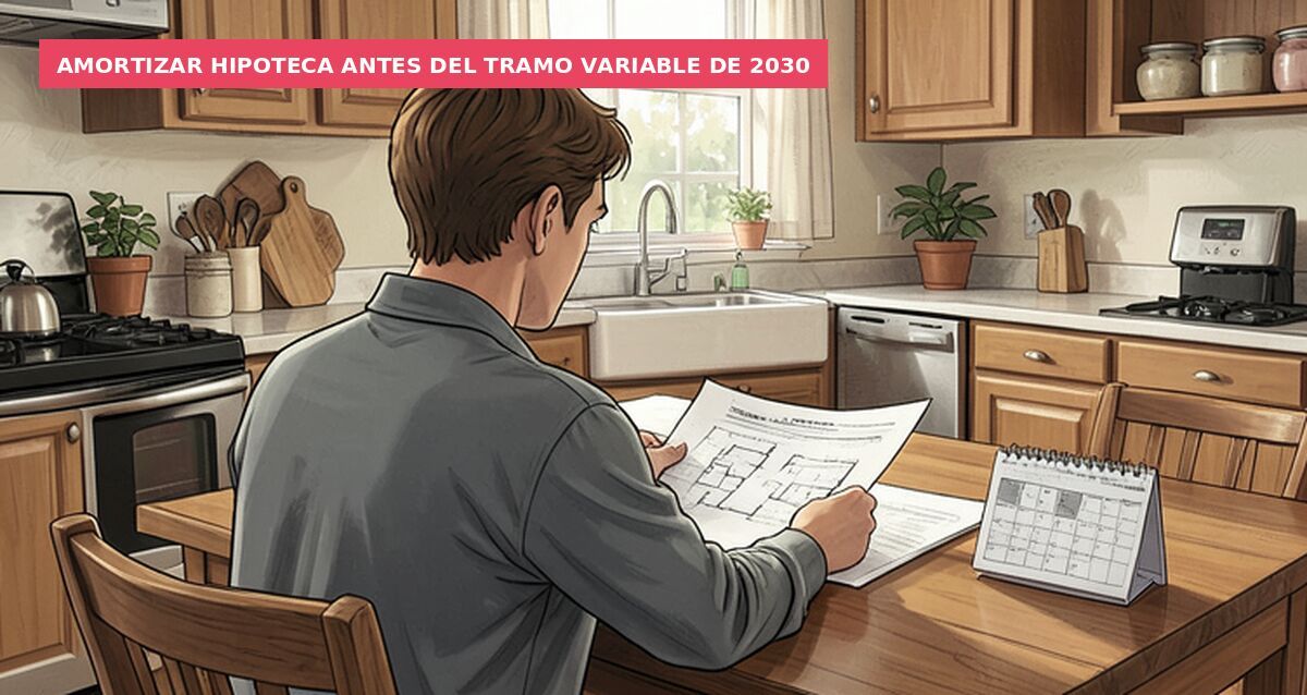 Amortizar hipoteca antes del tramo variable de 2030