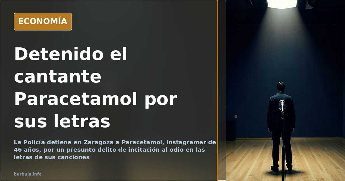 Detenido el instagramer Paracetamol por incitación al odio en sus canciones