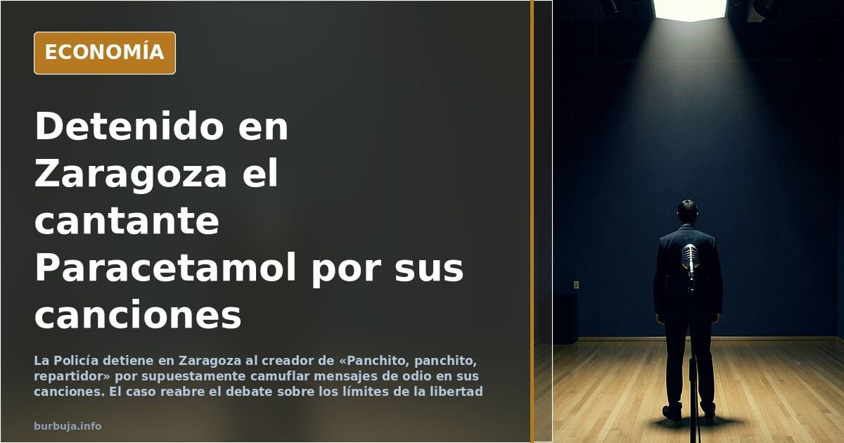 Detenido el cantante Paracetamol, por los terribles mensajes de repruebo en sus canciones