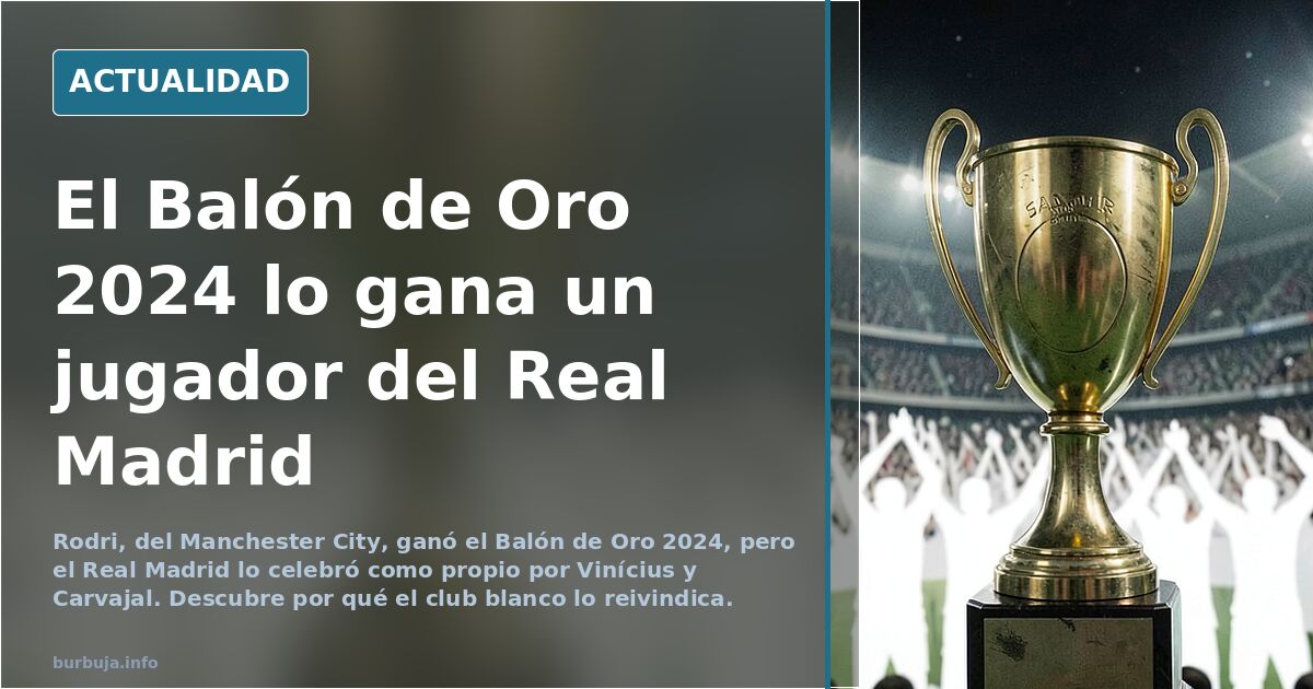 El BALON de ORO se lo lleva un BLANCO