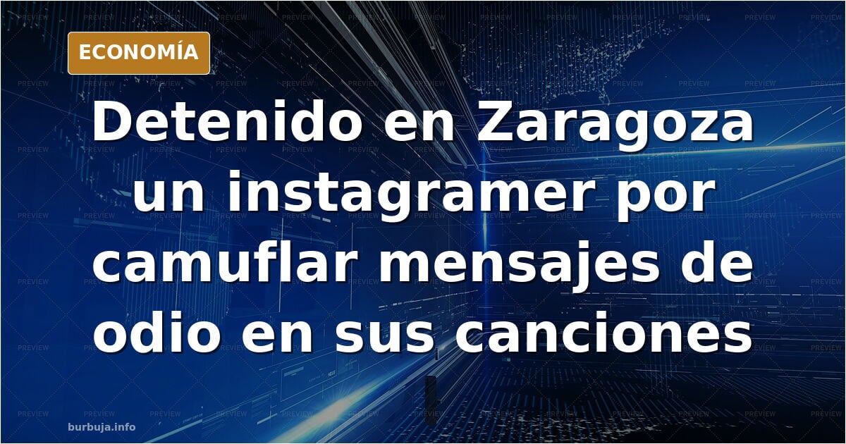 Detenido un cantante por delito de odio en sus canciones