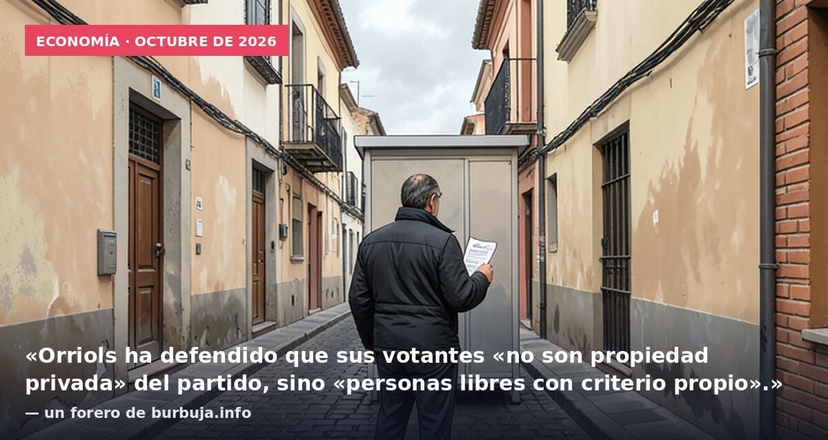 Orriols pide el voto para vOx