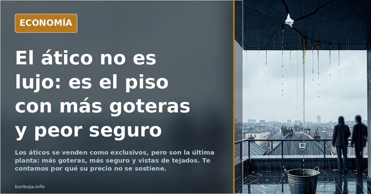 Los áticos me parecen una engaña.