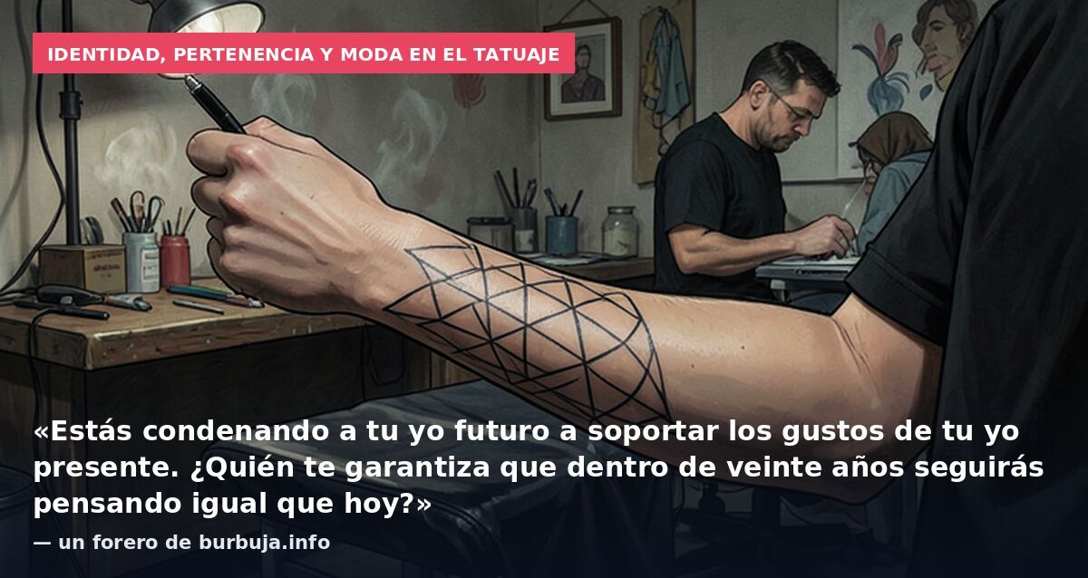 Identidad, pertenencia y moda en el tatuaje: «Estás condenando a tu yo futuro a soportar los gustos de tu yo presente. ¿Quién te garantiza que dentro de veinte años seguirás pensando igual que hoy?» — un forero de burbuja.info