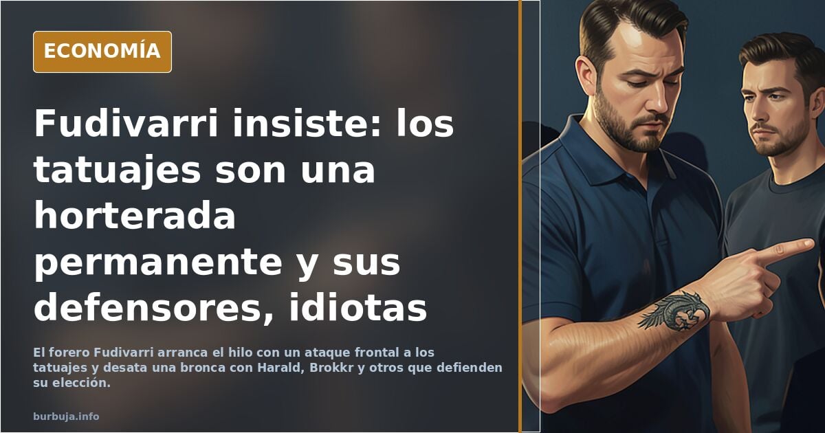 Tatuados: no leáis mis posts si no os interesa el debate