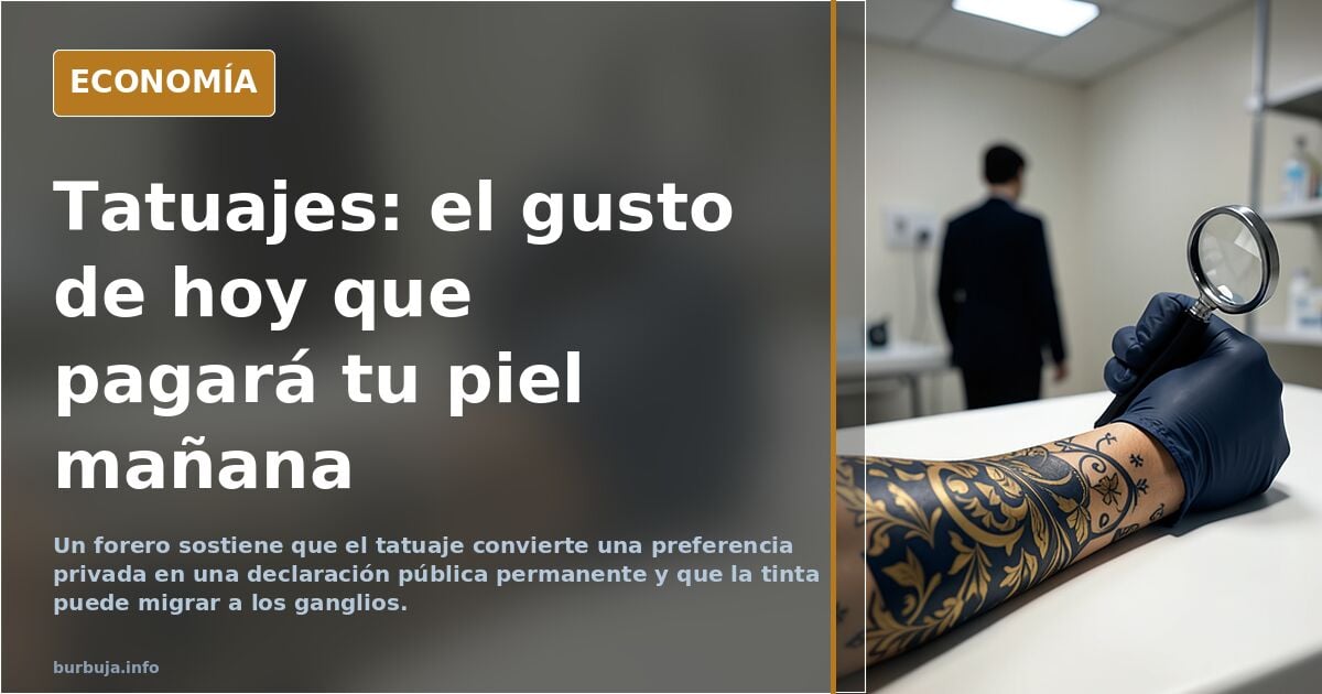 El tatuaje como condena: el debate sobre la tinta y el yo futuro