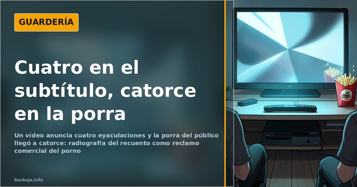 Salón a media luz con la televisión encendida y un mando sobre la mesa, escena que ilustra el consumo de industria del porno