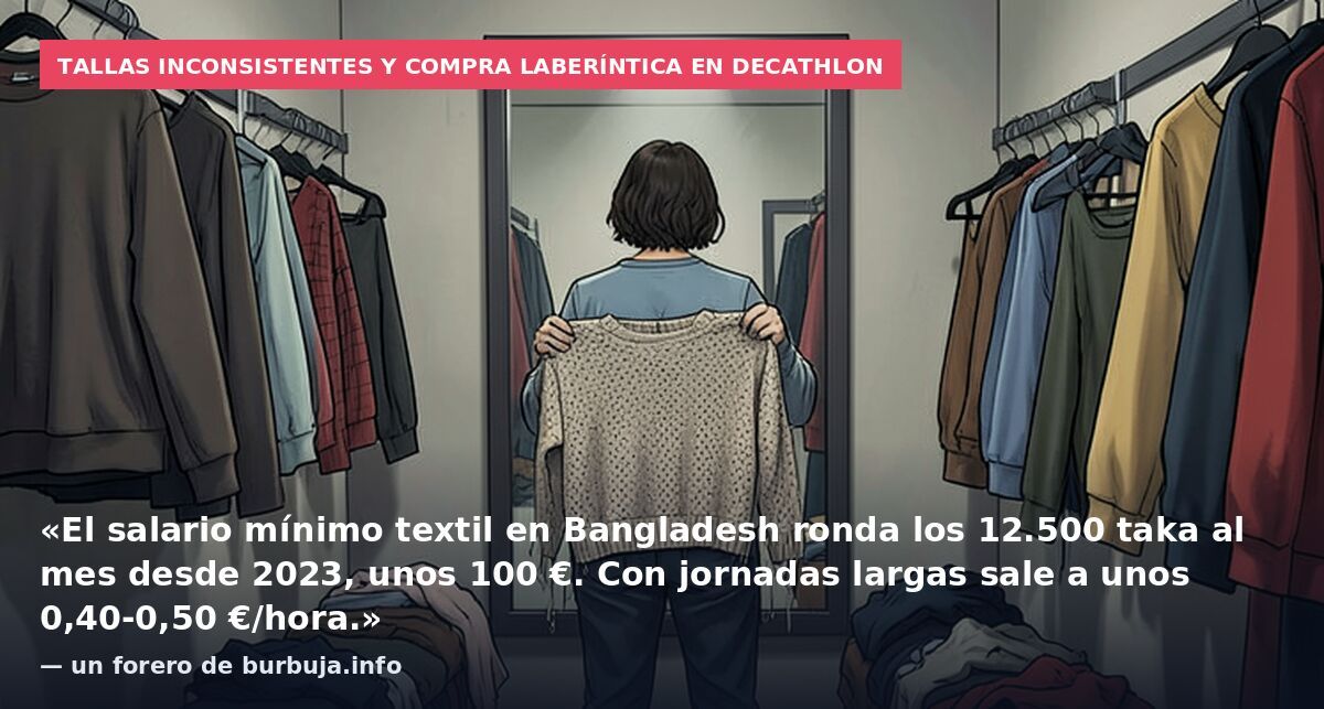 Deflación en el Decathlon (Foto)