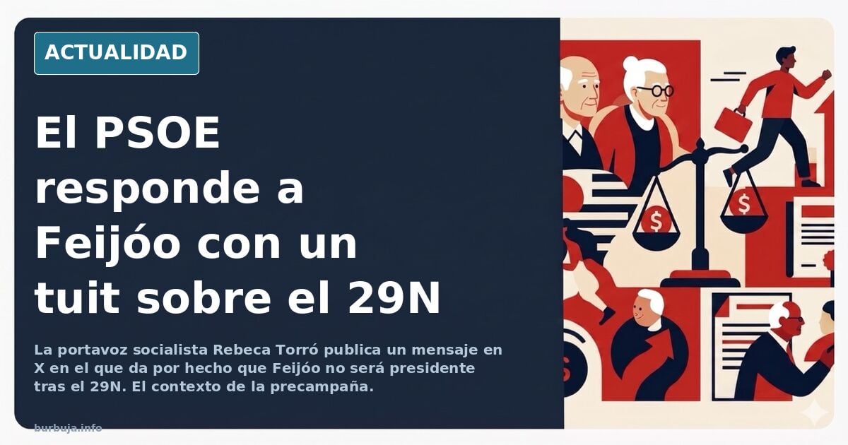 Portavoz del PSOE dice que Feijoo refunfuña.