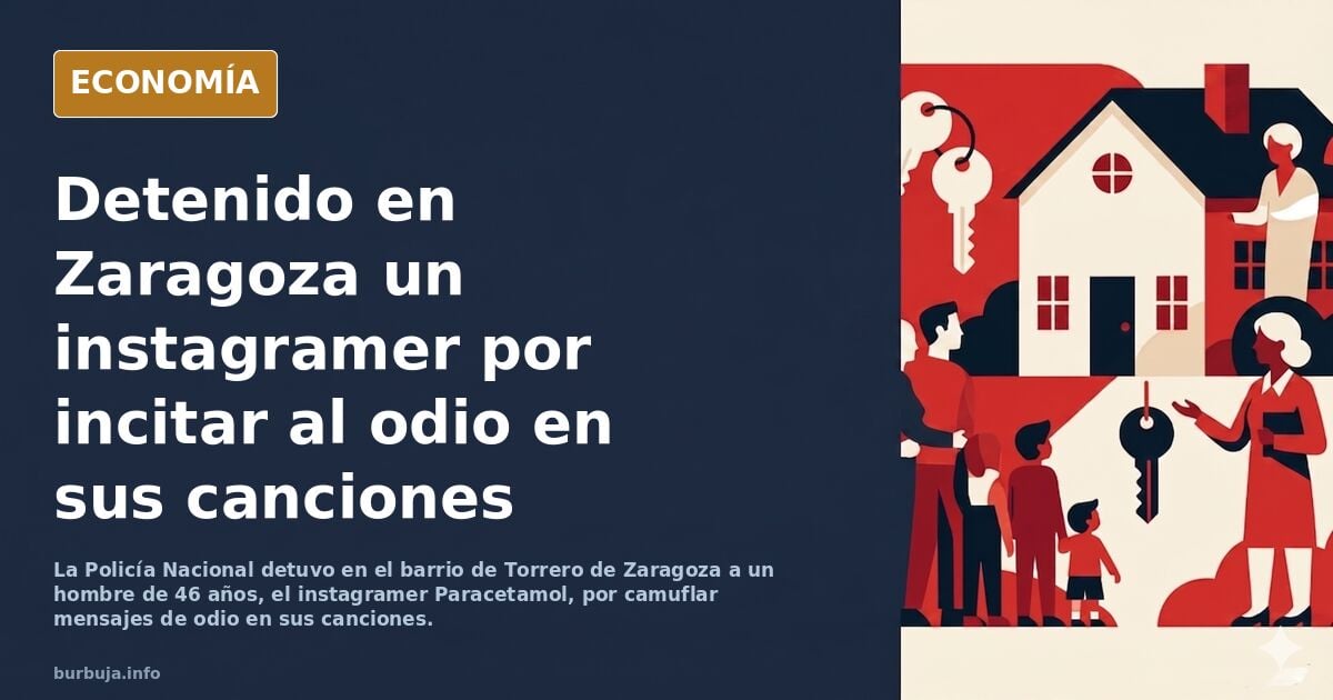 Detenido un cantante instagramer de Zaragoza por camuflar mensajes de repruebo en sus canciones >:(