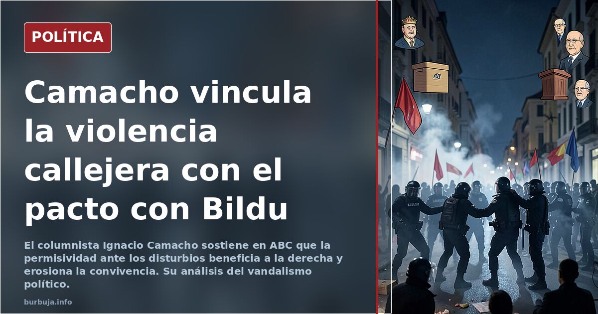 Progresismo de barricada (Ignacio Camacho en El ABC)