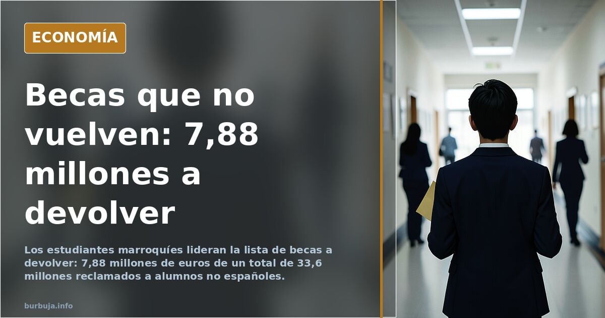 Los marroquíes encabezan las becas que Hacienda reclama