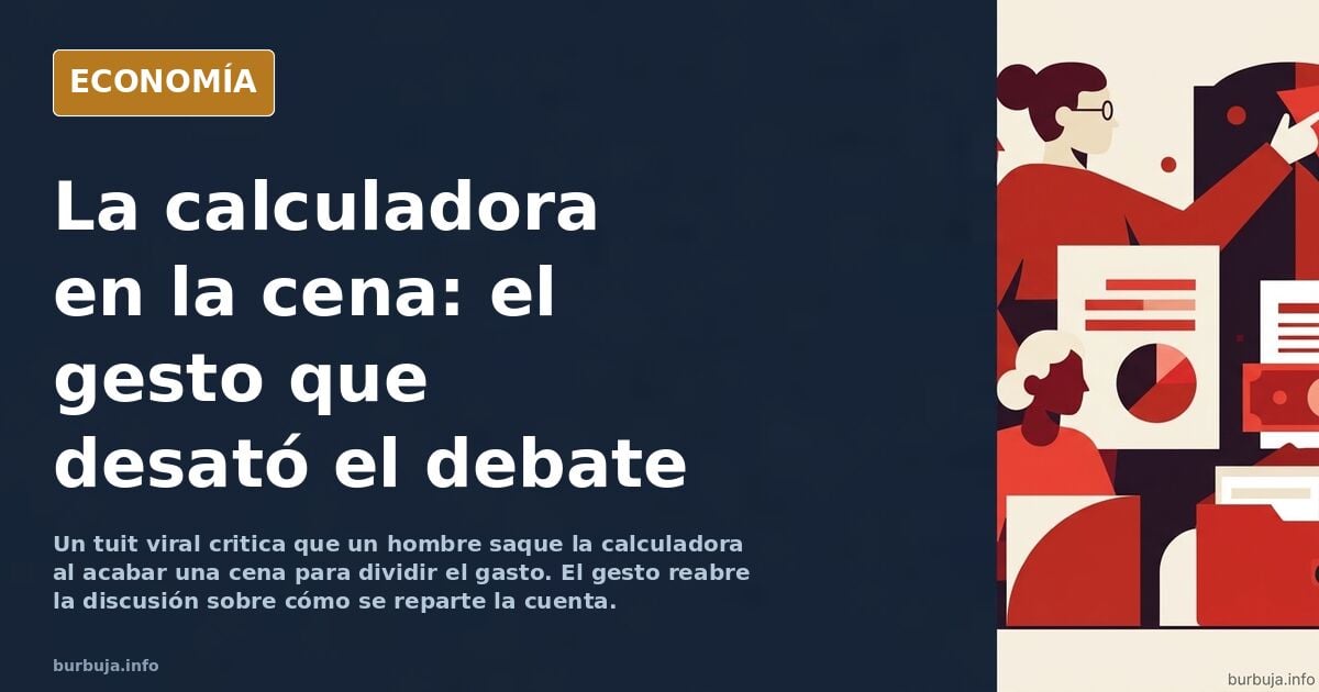 INDIGNANTE: Cuando acaba la cena en Finlandia, el hombre saca la calculadora y cada uno paga lo suyo