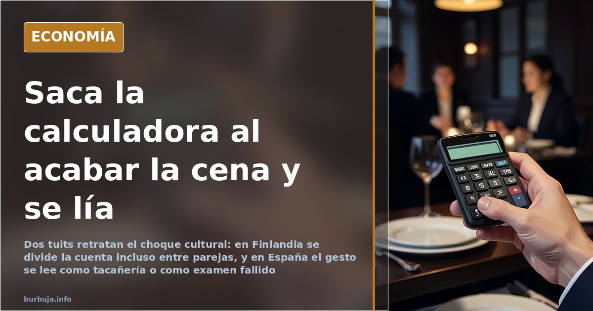La calculadora en la cena: el gesto que define el choque cultural con Finlandia